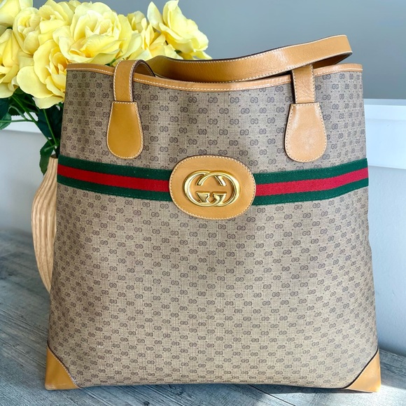SOLD❌Authentic GUCCI Large Sherry Line Tote - Picture 16 of 16